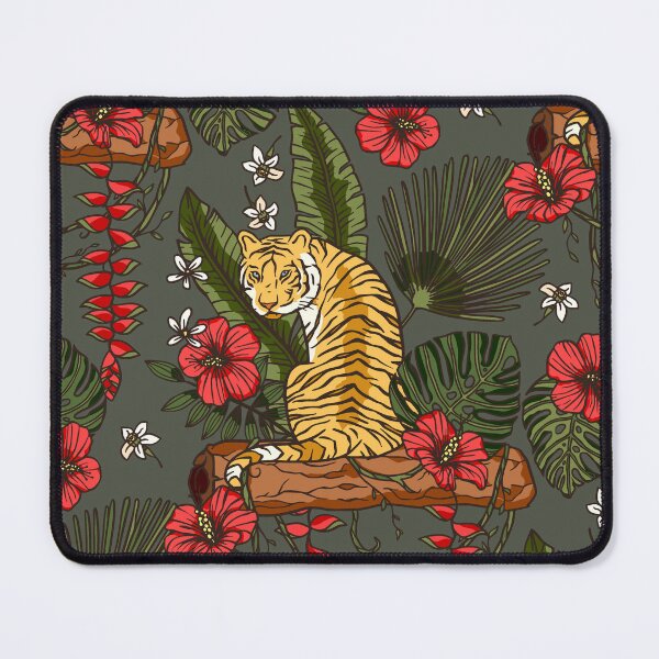Item preview, Sitting Jungle Tiger Red Hanging Fruit - 2022 Year of the Tiger designed and sold by Trinket-Trickster.