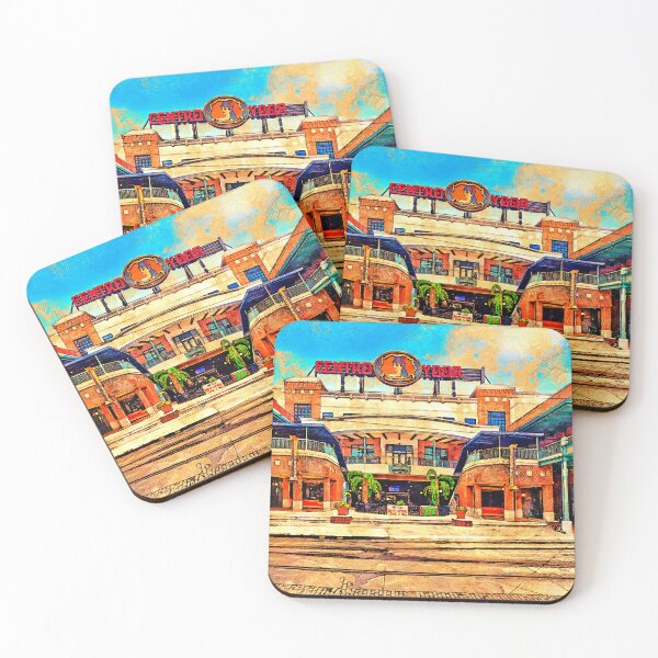 Item preview, Centro Ybor in Ybor City, Tampa - digital painting with a vintage look designed and sold by NickoPrints.