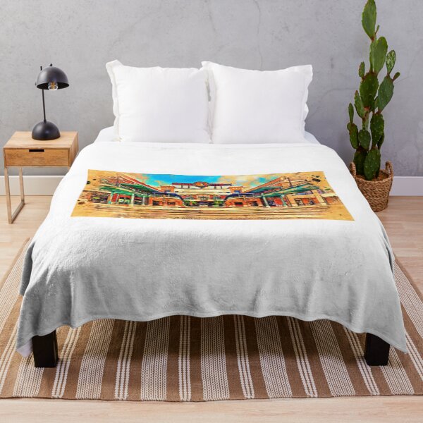Item preview, Centro Ybor in Ybor City, Tampa - digital painting with a vintage look designed and sold by NickoPrints.