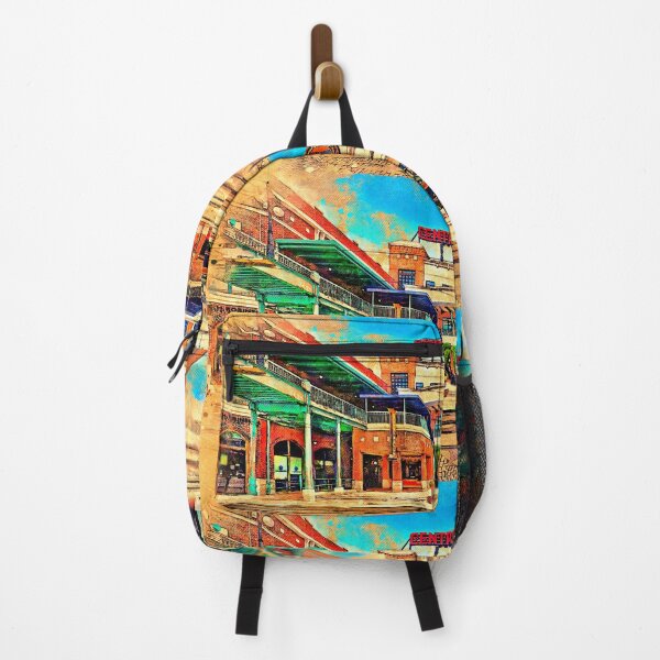 Item preview, Centro Ybor in Ybor City, Tampa - digital painting with a vintage look designed and sold by NickoPrints.