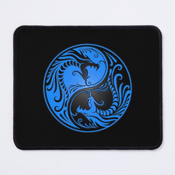 Item preview, Yin Yang Dragons Blue and Black designed and sold by JeffBartels.