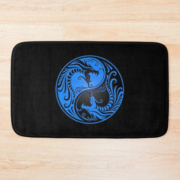 Item preview, Yin Yang Dragons Blue and Black designed and sold by JeffBartels.
