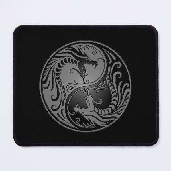 Item preview, Yin Yang Dragons Gray and Black designed and sold by JeffBartels.