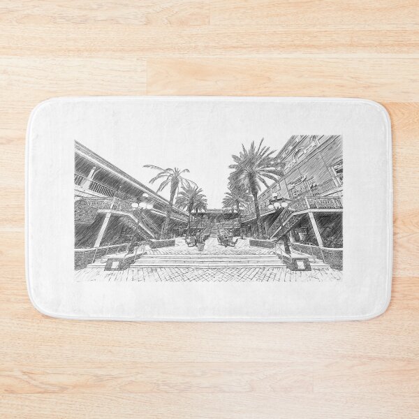 Item preview, Centro Ybor in Ybor City, Tampa - pencil sketch designed and sold by NickoPrints.