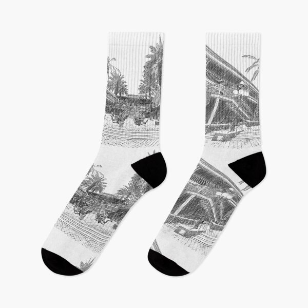 Item preview, Centro Ybor in Ybor City, Tampa - pencil sketch designed and sold by NickoPrints.