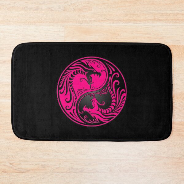 Item preview, Yin Yang Dragons Pink and Black designed and sold by JeffBartels.
