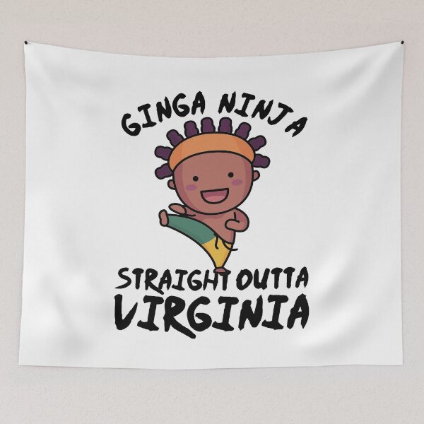 Item preview, Capoeira Brazilian Flag Ginga Ninja designed and sold by ZzCorezZ.