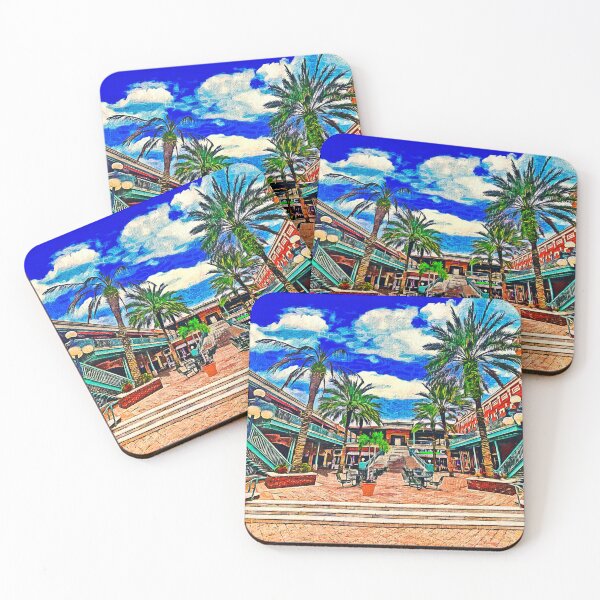 Item preview, Centro Ybor in Ybor City, Tampa - impressionist painting designed and sold by NickoPrints.