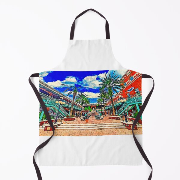 Item preview, Centro Ybor in Ybor City, Tampa - impressionist painting designed and sold by NickoPrints.