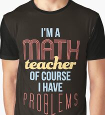 Math Teacher Graphic T-Shirt