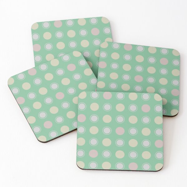 Item preview, Dots on green backgound designed and sold by KMA Home Design.
