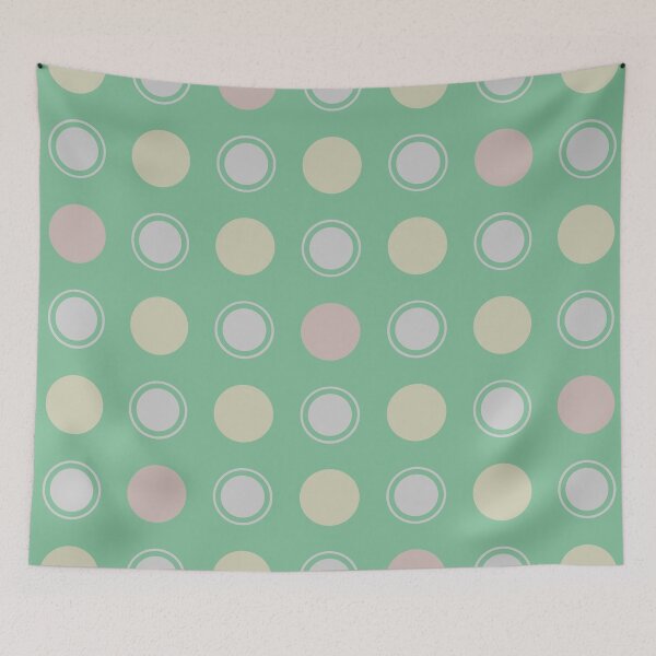 Item preview, Dots on green backgound designed and sold by KMA Home Design.