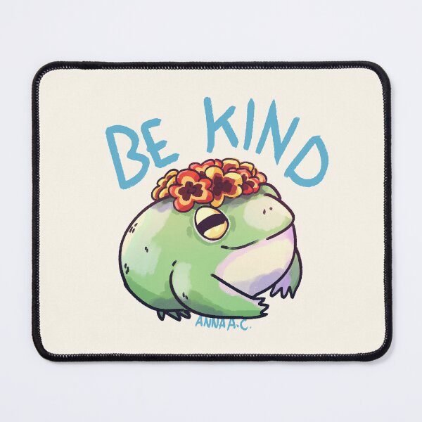 Item preview, Be Kind Frog designed and sold by RumpledCrow.