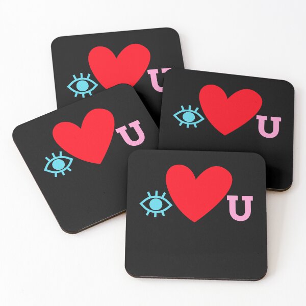 Item preview, I Heart You Pictograph, Eye Heart U designed and sold by DiscGolfTees.