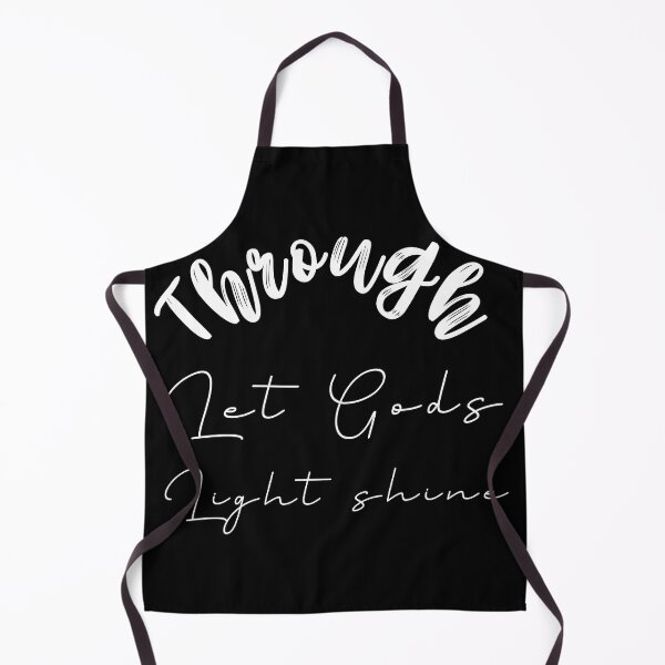 Item preview, Let Gods Light Shine Through he is brighter than you , positive quote ,black and white illustration. designed and sold by Coolclassy.