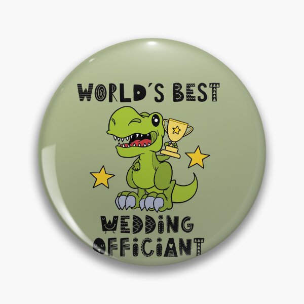 Item preview, Wedding Officiant, Funny, Worlds Best, Humor, Dinosaur, T Rex, Tyrannosaurus, Animal, World Greatest, Cute Dino, Cool designed and sold by iHeartDinosaurs.