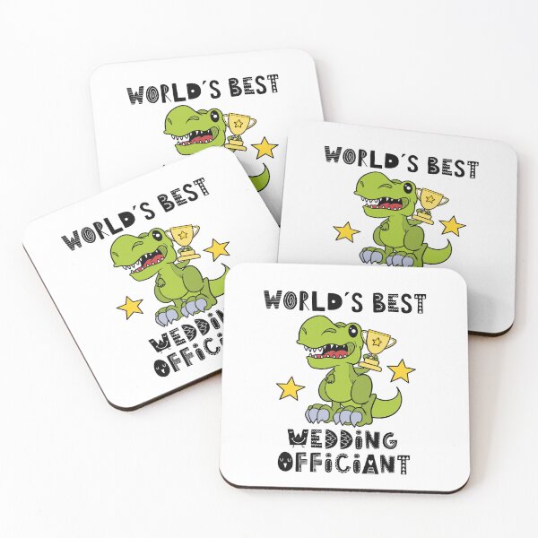 Item preview, Wedding Officiant, Funny, Worlds Best, Humor, Dinosaur, T Rex, Tyrannosaurus, Animal, World Greatest, Cute Dino, Cool designed and sold by iHeartDinosaurs.