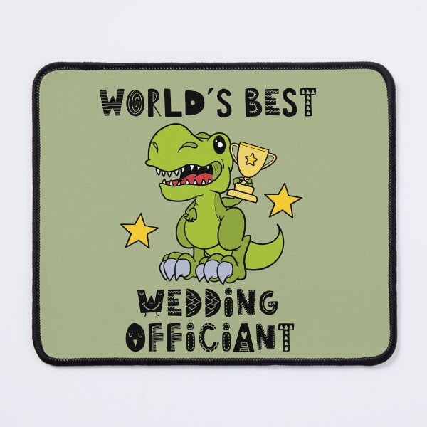 Item preview, Wedding Officiant, Funny, Worlds Best, Humor, Dinosaur, T Rex, Tyrannosaurus, Animal, World Greatest, Cute Dino, Cool designed and sold by iHeartDinosaurs.
