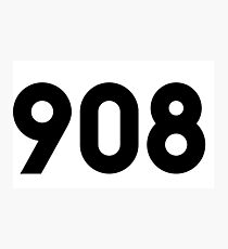 908 Area Code Photographic Print