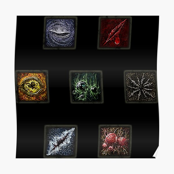 "Elden Ring Status Effects" Poster for Sale by BrotherOfPerl Redbubble