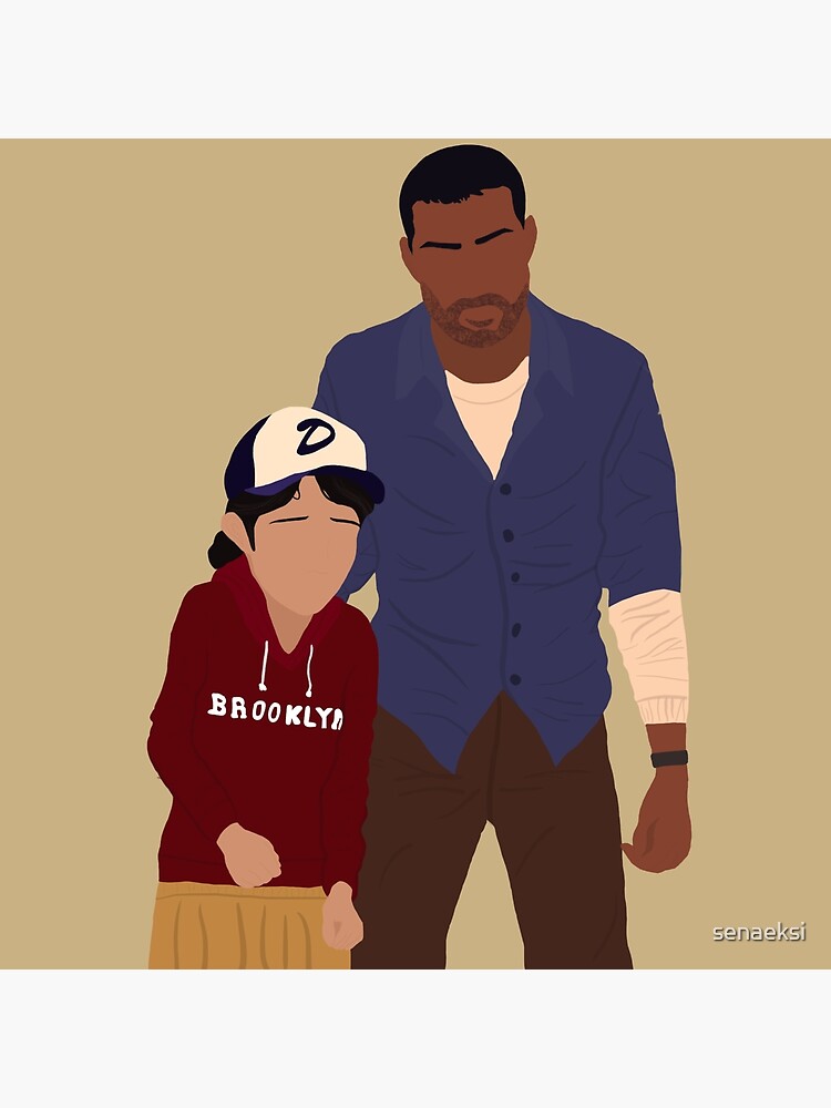 The Walking Dead Lee And Clementine Poster For Sale By Senaeksi Redbubble