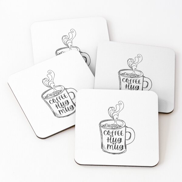 Item preview, Coffee is Hug in a Mug designed and sold by NadaraMerrill.