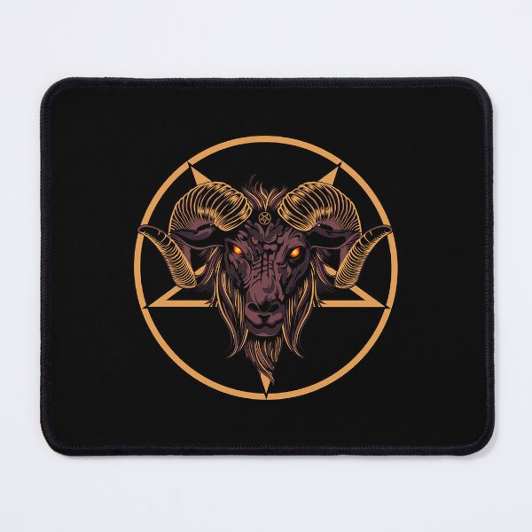 Item preview, Satan, pentagram, baphomet, goat , devil, baphomet illustration designed and sold by Lekrock.