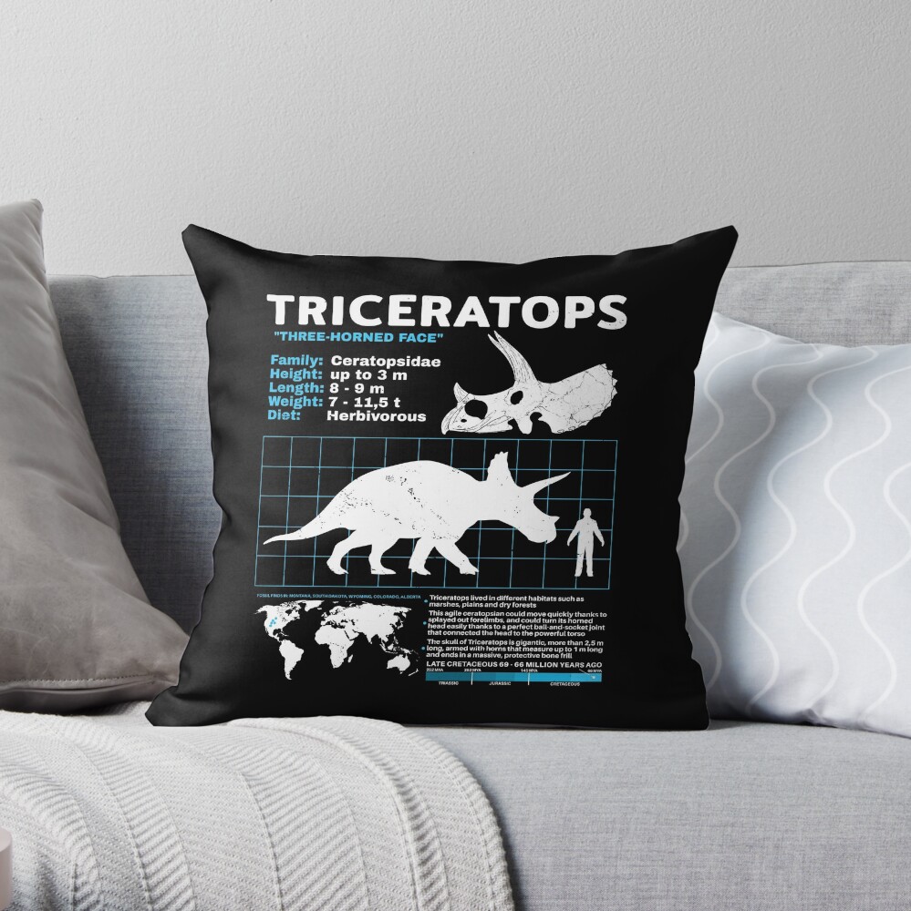 Two headed Giant Throw Pillow