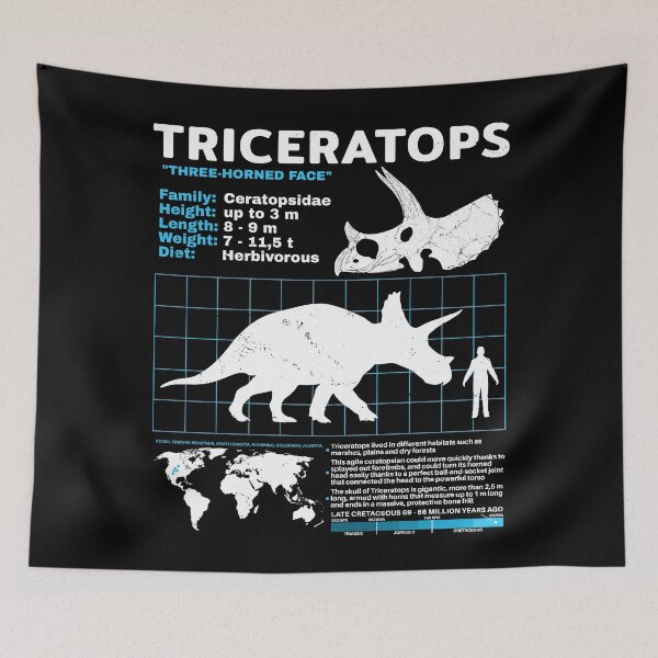 Item preview, Triceratops datasheet designed and sold by NicGrayGraphic.