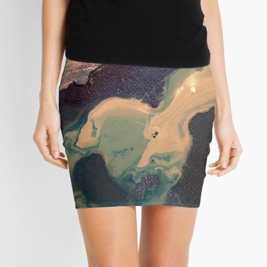 Sea Foam Mini Skirt