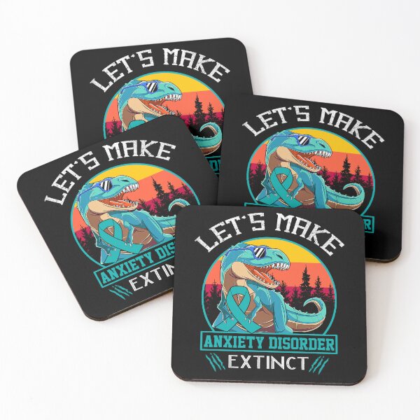 Item preview, Let's Make Anxiety Disorder Extinct Dinosaur Men Women Kid designed and sold by Mnrshirley.