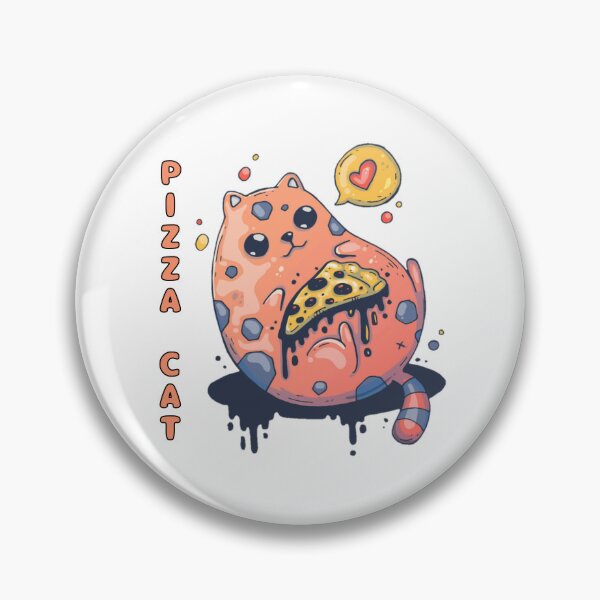 Item preview, pizza cat designed and sold by ViejoWill.