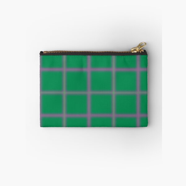 Item preview, Rich Green Squares with Lavender Blurred Edges designed and sold by ThisNThatImages.