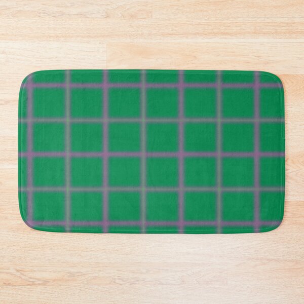 Item preview, Rich Green Squares with Lavender Blurred Edges designed and sold by ThisNThatImages.