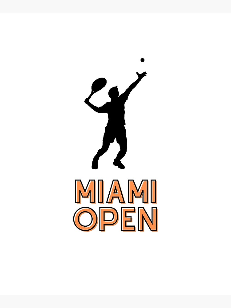 "Miami open" Poster for Sale by domagoj539 Redbubble