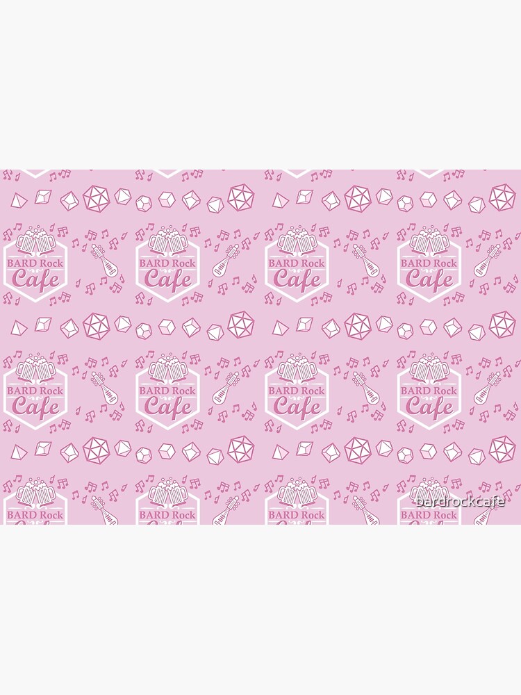 Thumbnail 3 of 3, Journal, Bard Rock Perfect Pink Print designed and sold by bardrockcafe.