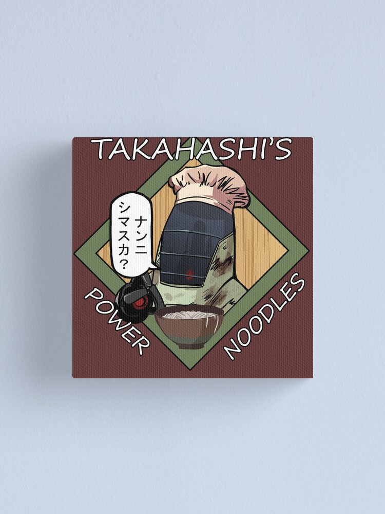 takahashi s power noodles canvas print by cassafra5 redbubble takahashi s power noodles canvas print by cassafra5 redbubble