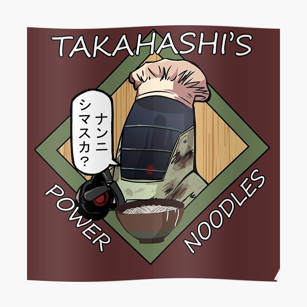 Takahashi S Power Noodles Art Print By Cassafra5 Redbubble
