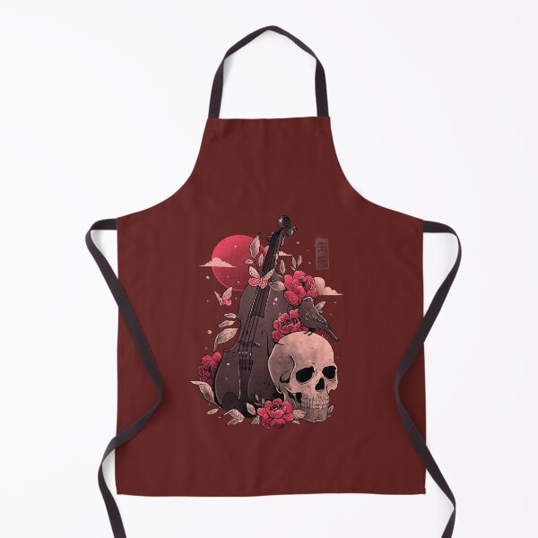 Item preview, Death and Music - Cello Skull Evil Gift designed and sold by EduEly.