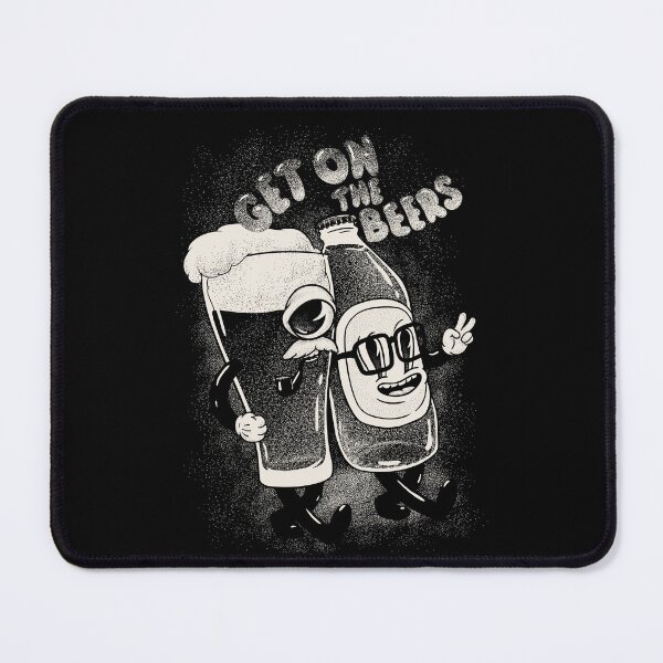 Item preview, Get on the Beers (for Black) designed and sold by Any Color Designs.