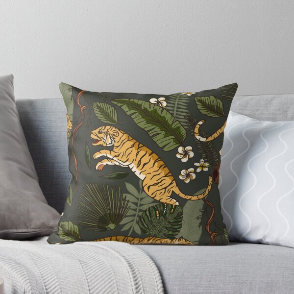 Item preview, Leaping and Stalking Jungle Tigers - 2022 Year of the Tiger designed and sold by Trinket-Trickster.