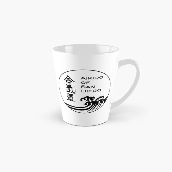Classic White Mugs with Black Logos Tall Mug