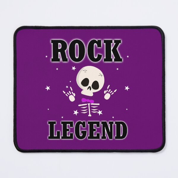 Item preview, Rock Legend Slogan With Cute Rock Hands Skeleton designed and sold by Mrspink16.