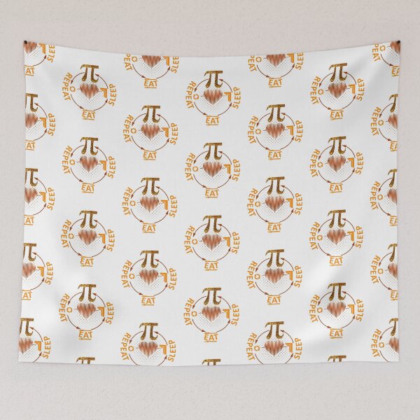 Item preview, Eat sleep	 Pi 3,14 Repeat shirt designed and sold by bestdesign4u.
