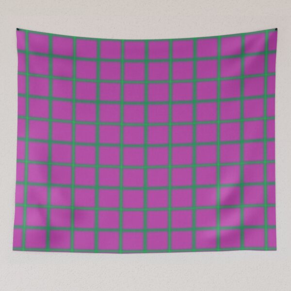 Item preview, Grape Purple Squares with Green Blurred Edges designed and sold by ThisNThatImages.