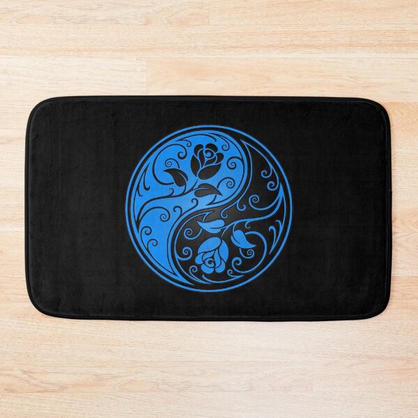 Item preview, Blue and Black Yin Yang Roses designed and sold by JeffBartels.
