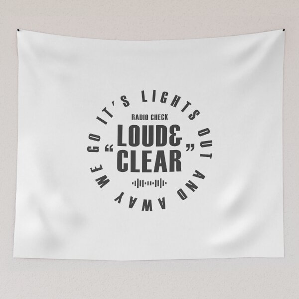 Item preview, "Radio Check, Loud and Clear" F1 Design designed and sold by David Speed Design.