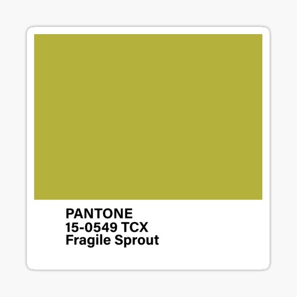PANTONE 15-0549 TCX Fragile Sprout Sticker