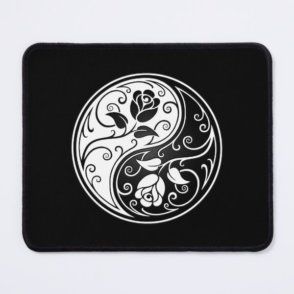 Item preview, White and Black Yin Yang Roses designed and sold by JeffBartels.