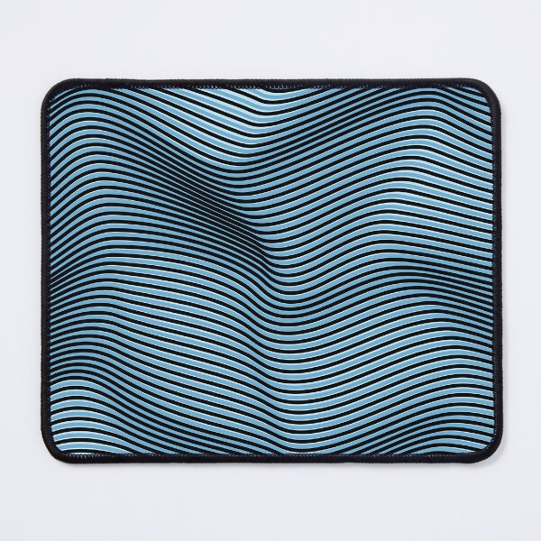 Item preview, Abstract background - 3D waves in blue designed and sold by Julia Rudens.
